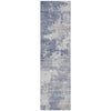 Piper Looms Chantille Abstract ACN2142 Denim Machine Washable Area Rug Runner Main Image