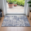 Piper Looms Chantille Abstract ACN2142 Denim Machine Washable Area Rug Scatter Lifestyle Image Feature