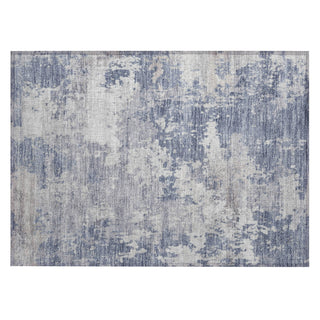 Piper Looms Chantille Abstract ACN2142 Denim Machine Washable Area Rug Scatter Main Image