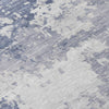 Piper Looms Chantille Abstract ACN2142 Denim Machine Washable Area Rug Swatch Image