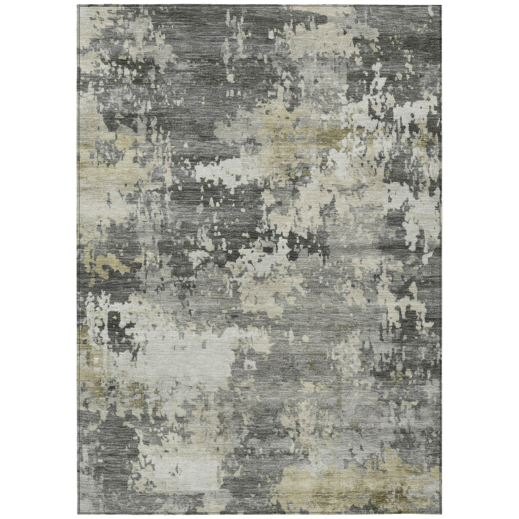 Piper Looms Chantille Abstract ACN2142 Pewter Machine Washable Area Rug main image