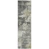 Piper Looms Chantille Abstract ACN2142 Pewter Machine Washable Area Rug Runner Main Image