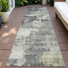 Piper Looms Chantille Abstract ACN2142 Pewter Machine Washable Area Rug Runner Outdoor Lifestyle Image Feature
