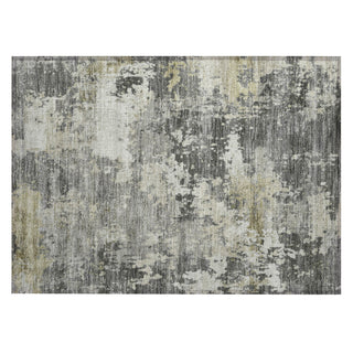 Piper Looms Chantille Abstract ACN2142 Pewter Machine Washable Area Rug Scatter Main Image