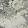 Piper Looms Chantille Abstract ACN2142 Pewter Machine Washable Area Rug Swatch Image