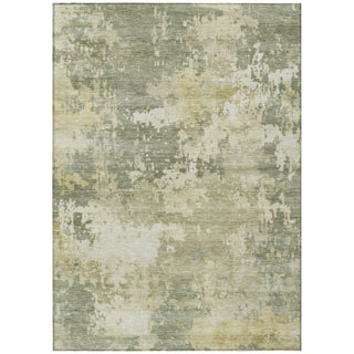 Piper Looms Chantille Abstract ACN2142 Sage Machine Washable Area Rug main image