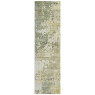 Piper Looms Chantille Abstract ACN2142 Sage Machine Washable Area Rug Runner Main Image