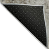 Piper Looms Chantille Abstract ACN2142 Taupe Machine Washable Area Rug Backing Image