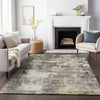 Piper Looms Chantille Abstract ACN2142 Taupe Machine Washable Area Rug Lifestyle Image Feature