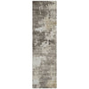 Piper Looms Chantille Abstract ACN2142 Taupe Machine Washable Area Rug Runner Main Image