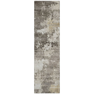Piper Looms Chantille Abstract ACN2142 Taupe Machine Washable Area Rug Runner Main Image