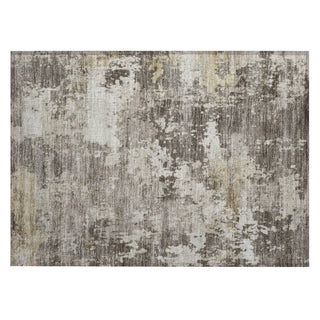 Piper Looms Chantille Abstract ACN2142 Taupe Machine Washable Area Rug Scatter Main Image