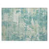 Piper Looms Chantille Abstract ACN2142 Teal Machine Washable Area Rug Scatter Main Image