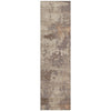 Piper Looms Chantille Abstract ACN2143 Brown Machine Washable Area Rug Runner Main Image