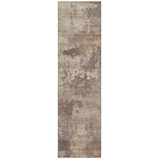 Piper Looms Chantille Abstract ACN2143 Brown Machine Washable Area Rug Runner Main Image