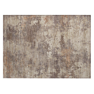 Piper Looms Chantille Abstract ACN2143 Brown Machine Washable Area Rug Scatter Main Image