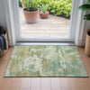 Piper Looms Chantille Abstract ACN2144 Aloe Machine Washable Area Rug Scatter Lifestyle Image Feature
