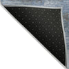 Piper Looms Chantille Abstract ACN2144 Blue Machine Washable Area Rug Backing Image