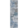 Piper Looms Chantille Abstract ACN2144 Blue Machine Washable Area Rug Runner Main Image