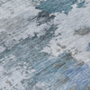 Piper Looms Chantille Abstract ACN2144 Blue Machine Washable Area Rug Swatch Image