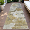 Piper Looms Chantille Abstract ACN2144 Brown Machine Washable Area Rug Runner Outdoor Lifestyle Image Feature