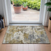 Piper Looms Chantille Abstract ACN2144 Brown Machine Washable Area Rug Scatter Lifestyle Image Feature