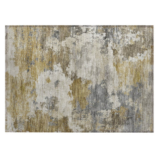 Piper Looms Chantille Abstract ACN2144 Brown Machine Washable Area Rug Scatter Main Image