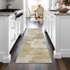 Piper Looms Chantille Abstract ACN2144 Khaki Machine Washable Area Rug Runner Lifestyle Image Feature