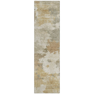 Piper Looms Chantille Abstract ACN2144 Khaki Machine Washable Area Rug Runner Main Image