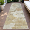 Piper Looms Chantille Abstract ACN2144 Khaki Machine Washable Area Rug Runner Outdoor Lifestyle Image Feature