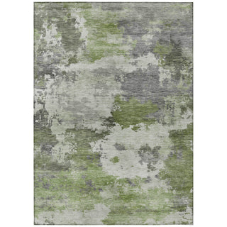 Piper Looms Chantille Abstract ACN2144 Olive Machine Washable Area Rug main image
