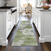 Piper Looms Chantille Abstract ACN2144 Olive Machine Washable Area Rug Runner Lifestyle Image Feature