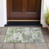 Piper Looms Chantille Abstract ACN2144 Olive Machine Washable Area Rug Scatter Outdoor Lifestyle Image Feature
