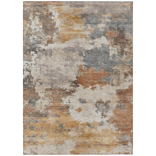 Piper Looms Chantille Abstract ACN2144 Paprika Machine Washable Area Rug main image