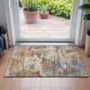 Piper Looms Chantille Abstract ACN2144 Paprika Machine Washable Area Rug Scatter Lifestyle Image Feature