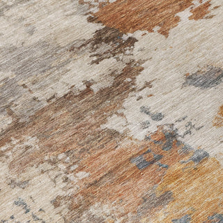 Piper Looms Chantille Abstract ACN2144 Paprika Machine Washable Area Rug Swatch Image