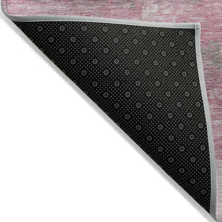 Piper Looms Chantille Abstract ACN2144 Pink Machine Washable Area Rug Backing Image