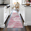 Piper Looms Chantille Abstract ACN2144 Pink Machine Washable Area Rug Runner Lifestyle Image Feature