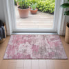 Piper Looms Chantille Abstract ACN2144 Pink Machine Washable Area Rug Scatter Lifestyle Image Feature