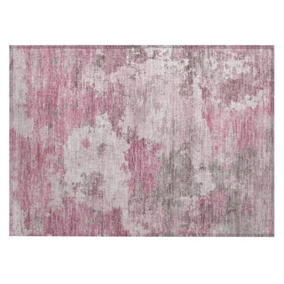 Piper Looms Chantille Abstract ACN2144 Pink Machine Washable Area Rug Scatter Main Image