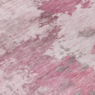 Piper Looms Chantille Abstract ACN2144 Pink Machine Washable Area Rug Swatch Image