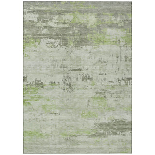 Piper Looms Chantille Abstract ACN2145 Aloe Machine Washable Area Rug main image
