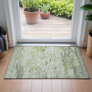 Piper Looms Chantille Abstract ACN2145 Aloe Machine Washable Area Rug Scatter Lifestyle Image Feature