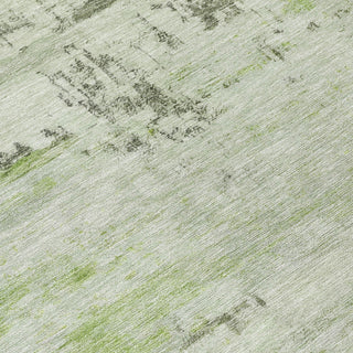 Piper Looms Chantille Abstract ACN2145 Aloe Machine Washable Area Rug Swatch Image