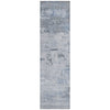 Piper Looms Chantille Abstract ACN2145 Blue Machine Washable Area Rug Runner Main Image