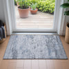Piper Looms Chantille Abstract ACN2145 Blue Machine Washable Area Rug Scatter Lifestyle Image Feature