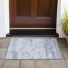 Piper Looms Chantille Abstract ACN2145 Blue Machine Washable Area Rug Scatter Outdoor Lifestyle Image Feature