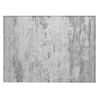 Piper Looms Chantille Abstract ACN2145 Silver Machine Washable Area Rug Scatter Main Image
