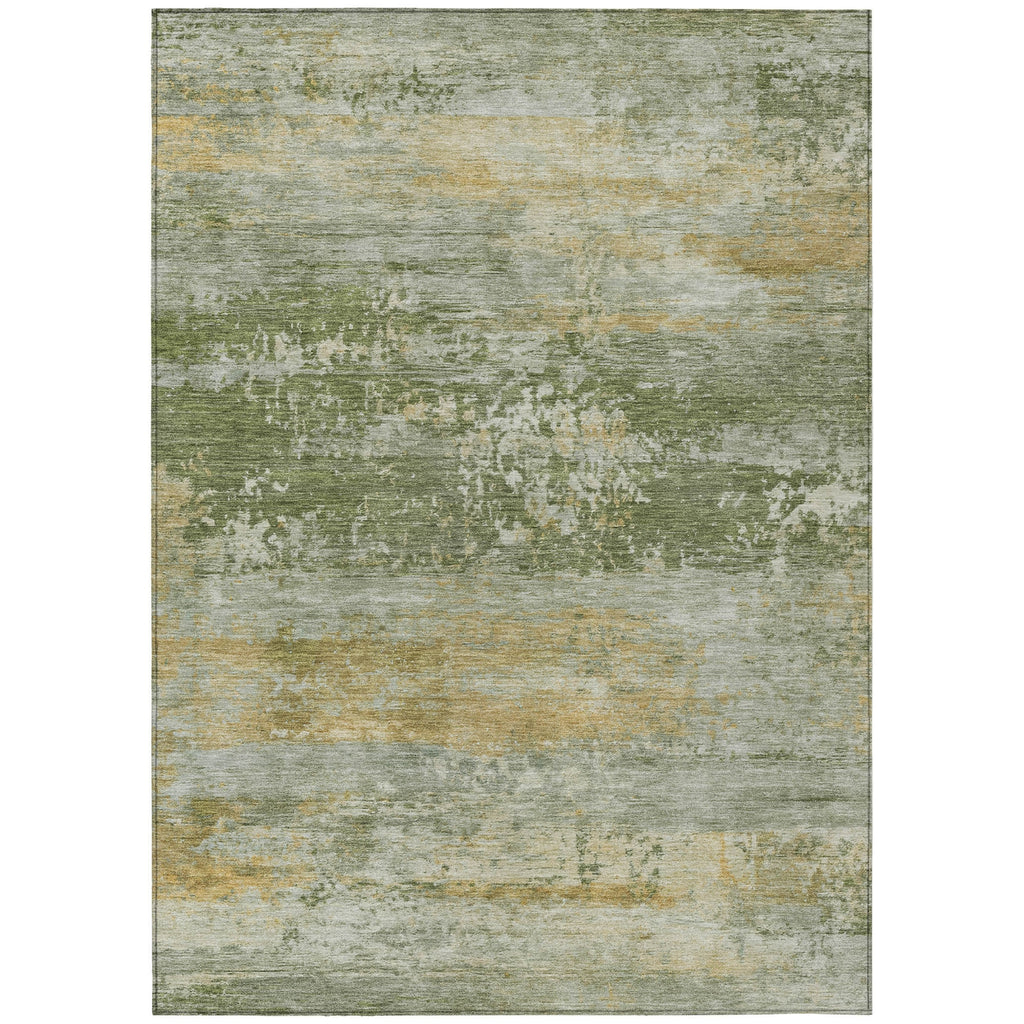 Piper Looms Chantille Abstract ACN2146 Aloe Machine Washable Area Rug main image