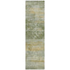 Piper Looms Chantille Abstract ACN2146 Aloe Machine Washable Area Rug Runner Main Image